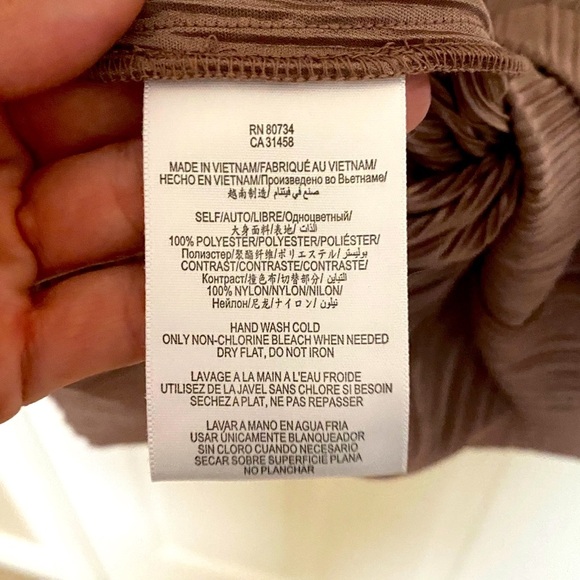 BCBG Plisse Mini Dress - Picture 4 of 5